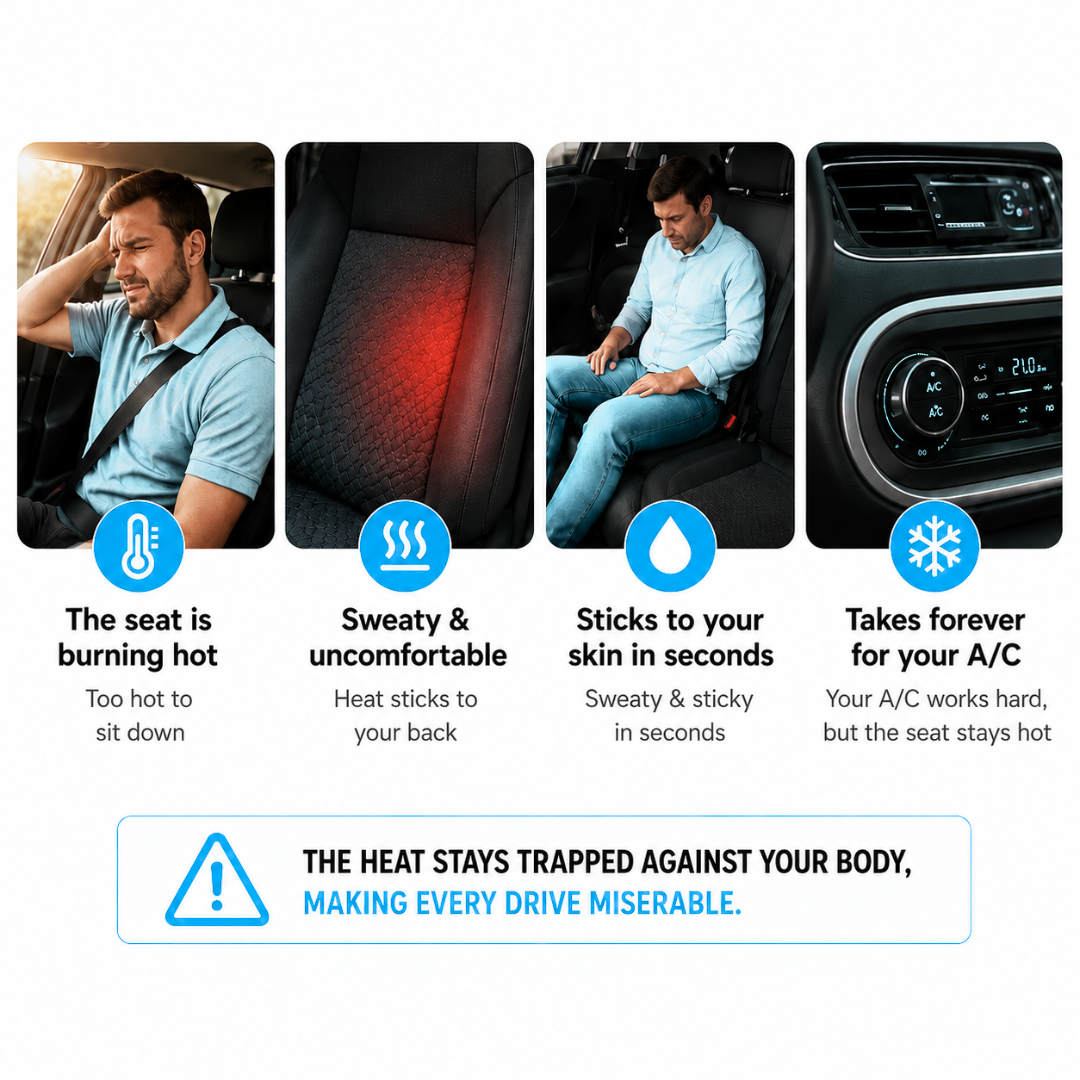 Problema de calor en el asiento